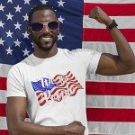 knliwkm American Flag Sunglasses for Men USA American Flag Glasses Fourth of July Accessories