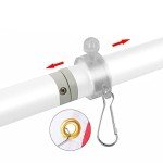 Flag Pole by USA Flag Co. Free-Spin Anti-Wrap Residential or Commercial 6 ft. 1-Inch Diameter Outdoor Flagpole (Vivid White)