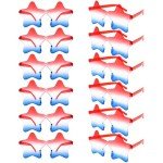4th of July Star Glasses 12 Pairs Fourth of July Party Favors Red Blue White American Flag Sunglasses for Kids Women Independence Day Gifts Patriotic Sunglasses for Pool Party in USA Decorations
