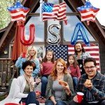 4th of July Decorations Red White and Blue Balloons Patriotic USA Party Decor USA American Flag Balloons