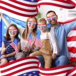 Veramz 10Pcs 4th of July Glasses Fourth of July Decorations Heart Shaped Sunglasses Rimless Fun Patriotic Sunglasses for Independence Day Accessories USA Red White Blue Party Favors Women Men Kids