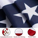 3x6 Ft USA Pleated Fan Flag, American US Flag Bunting for Outside, Patriotic Half Fan Banner Flag with Brass Grommets for 4th of July Indoor Outdoor Decorations,6 pack