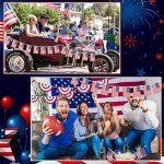 VitalCozy 60 American Flags in 2 Styles - 65 Ft String Pennant Banner for Patriotic Decorations - 4th of July Independence Day USA Veterans Day