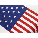 Jesiramoo Memorial Day 4th of July Decorations, 71x13 Inch Hanging American Flag Door Banner, July Fourth Front Porch Decor for Home School Office Yard Patio Garage, Patriotic Decor Outdoor Indoor