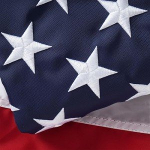 TOPFLAGS American Flags for Outside 4x6 US Flag Heavy Outdoor USA Embroidered Stars Sewn Stripes with Brass Grommets Vibrant Banner