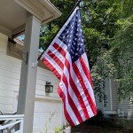 TOPFLAGS American Flags for Outside 4x6 US Flag Heavy Outdoor USA Embroidered Stars Sewn Stripes with Brass Grommets Vibrant Banner
