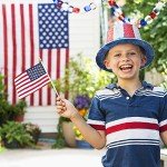 Small American Flags on Stick,65 American Flags Hand Held Mini US Flags for American Independence Day,Memorial Day President's Day,Veterans Day (4x6 Inches)