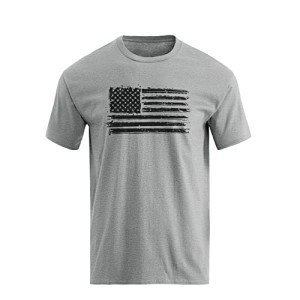 H HYFOL Men's Graphic T-Shirts USA Flag 100% Cotton Short Sleeve American Patriotic Crewneck Casual Regular Tee Shirts(Medium Grey,XXL)