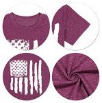 Patriotic Shirts for Women American Flag Shirt 4th of July Tshirt Graphic Tees Casual Short Sleeve Tee Top