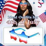JUSTOTRY 6Pc 4th of July Sunglasses - Star Shape Fourth of July Patriotic Red White and Blue Decorations American Flag Pentagram Glasses for Adult Party Favors in the USA Accessory Gift for Men Women