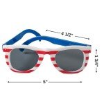 Fun Express Patriotic Sunglasses – 12 Pieces