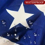 TURNMEON 2 Pack 3x6 Feet Large American Flags Bunting Patriotic Stars Stripes Pleated Fan USA Flag Banners Red White Blue Decorations for Memorial Day, 4th of July, Independence Day, National Day