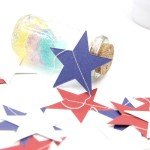 8 Strands Patriotic Star Garland Streamers Banner 4th of July Decorations Red White and Blue Garland Patriotic Decorations Memorial Day Veterans Day Labor Day Decor