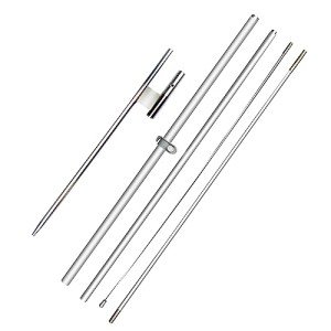 QSUM Swooper Flag Pole Kit, 11ft Windless Swooper Flagpole Fits 8ft Flags with Stainless Aluminum Alloy, Heavy Duty Ground Stake Base, for Outdoor Business Advertising