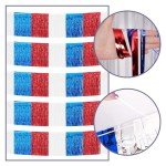4th of July Decorations 5 Pack 10 Feet 4th of July Foil Fringe Garland Tinsel Streamers Patriotic Parade Float Fringe Star Hanging Backdrop Banner Table Skirts for Memorial Day Independence Day