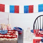 4th of July Decorations 5 Pack 10 Feet 4th of July Foil Fringe Garland Tinsel Streamers Patriotic Parade Float Fringe Star Hanging Backdrop Banner Table Skirts for Memorial Day Independence Day