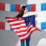 4th of July Decorations 5 Pack 10 Feet 4th of July Foil Fringe Garland Tinsel Streamers Patriotic Parade Float Fringe Star Hanging Backdrop Banner Table Skirts for Memorial Day Independence Day