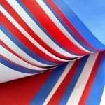 LoveVC 100 Feet Red Blue White Pennant Banner Flags String Triangle Bunting Flag for 4th of July Kids Birthday Wedding Outdoor Garden Hanging Festivals Decoration,60 Pcs