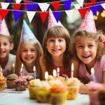 LoveVC 100 Feet Red Blue White Pennant Banner Flags String Triangle Bunting Flag for 4th of July Kids Birthday Wedding Outdoor Garden Hanging Festivals Decoration,60 Pcs