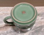 Longquan Celadon Patriotic Mugs Set of 2-11oz Handcrafted Ceramic Coffee Cups with Eagle & American Flag Design, God Bless America, Dishwasher Safe - Luxury Gift Box for 4th of July, Veterans Day