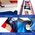 KatchOn, Happy 4th of July Banner - 120x20 Inch, 4th of July Yard Banner | 4th of July Party Supplies, 4th of July Decorations Outdoor | Patriotic Banner, Patriotic DÈcor, Fourth of July Decorations