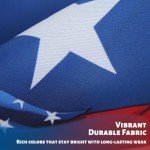 JEGERMIG 2x3 FT Patriotic Eagle American Flag Banner Indoor Outdoor Bunting Decoration Red White Blue