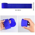 9 Rolls 738 Feet Red White and Blue Crepe Paper Streamers Patriotic Crepe Paper Streamers 4th of July Float Garland Decoration Accessories Independence Day Party Decorations Supplies