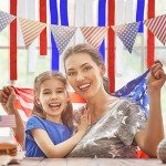 9 Rolls 738 Feet Red White and Blue Crepe Paper Streamers Patriotic Crepe Paper Streamers 4th of July Float Garland Decoration Accessories Independence Day Party Decorations Supplies