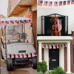 American Flag, DDMY American Flags for Outside Decor 36 Feet 40 Flags USA Flag Banner, American Flag Banner Perfect for Memorial Day/4th of July Independence Day/Patriotic Events/Labor Day Decor