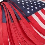 American Flag, DDMY American Flags for Outside Decor 36 Feet 40 Flags USA Flag Banner, American Flag Banner Perfect for Memorial Day/4th of July Independence Day/Patriotic Events/Labor Day Decor