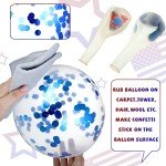Boao 90 Pieces 4th of July Balloons Patriotic Red White and Blue Memorial Day Latex Balloons with Confetti Star 12 Inch for 4th of July Independence Day Birthday Patriotic Party Decorations