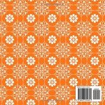 bright orange scrapbook collection kit paper - 40 sheet double sided 4 patterns: 8x8 paper for scrapbooking & DIY craft - origami - decoupage - paper ... - Decorative crafting Paper for invitation &