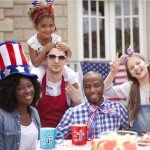 Vicenpal Independence Day Gifts – 12oz Red & Blue Christian Cups with Cross and Bible Verse, Patriotic Mugs with “glory of America” Card, 4th of July Home Décor, Gift-ready Box