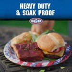 Kingsford Heavy Duty Soak Proof Round Paper Plates - For Barbecues, Picnics & Holidays - Microwave Safe, American Flag, Patriotic Plate - 10 Inch - 35 Count