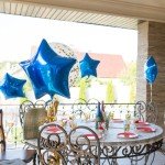 24pcs Red White Blue Star Balloons,18 inch Foil Mylar Star Balloons,4th of July Aluminum Foil Balloon for Brithday,Anniversary,Independence Day Party Decorations (5-pointed star balloons)