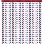 cnomg LOLStar 4th of July Decorations Patriotic Party Photo Booth Prop Streamer Backdrop 3 Pack Red White and Blue Star Tinsel Foil Fringe Curtains for Memorial Day Veterans Day