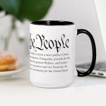 Patriotic U.S. Constitution 15 oz Ceramic Mug