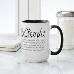 Patriotic U.S. Constitution 15 oz Ceramic Mug