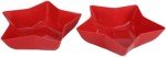 4 PC Set of Red & Blue Star Bowls for 4th of July - Independence Day, BBQ, Backyard Get Together, Party, Dips, Tableware