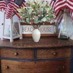 TEMPUS 10Pcs Artificial Red, White and Blue Berries Stems with Lambs Leaves 4th of July Independence Day Stems Patriotic Decorations Memorial Day Flag Day Floral Arrangement Table Centerpieces