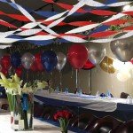 PheiLa Crepe Paper Streamers 4 Rolls 328ft, Red White Blue Silver Paper Party Streamers Patriotic Decorations for 4th of July Independence Day Memorial Day Birthday Wedding Party Decoration