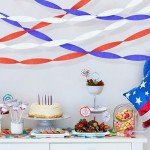 Fourth/4th of July Decorations Crepe Paper Streamers 6 Rolls 492ft, Red White and Blue Streamer for Patriotic Decorations, July 4th Decorations, Independence Day Decorations