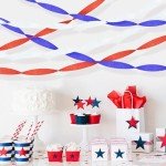 Fourth/4th of July Decorations Crepe Paper Streamers 6 Rolls 492ft, Red White and Blue Streamer for Patriotic Decorations, July 4th Decorations, Independence Day Decorations