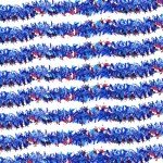 100 Feet 4th of July Tinsel Garland Red White Blue Patriotic Star Garland Twisted Hanging Streamer for 4th of July Party Decoration Independence Day Memorial Celebration (Style B)