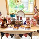 Yoqipati 4th of July Paper Food Trays 24pcs Patriotic Red White Blue Disposable Snack Candy Holder Trays For Independence Day Theme Party Decorations