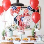 Yoqipati 4th of July Paper Food Trays 24pcs Patriotic Red White Blue Disposable Snack Candy Holder Trays For Independence Day Theme Party Decorations