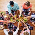 Kepeel 96 Pcs 4th of July Patriotic Party Plates, Independence Day Party Decorations Supplies Fourth of July American Flag Memorial Veterans Day Tableware Disposable Dinnerware Set, Serves 24