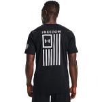 Under Armour Men's New Freedom Flag T-Shirt, Black (001)/White, 4X-Large