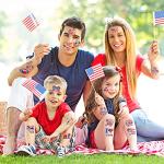 HOWAF 96pcs 4th of July Temporary Tattoos, Independence Day Tattoo Stickers for USA Patriotic Themed Party Decoration, 4th of July Face Tattoos for Kids Adults, American Themed Fake Tattoos for July 4th Party Favors Goodie Bag Fillers