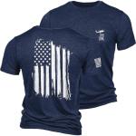 Nine Line American Flag Freedom T-Shirt